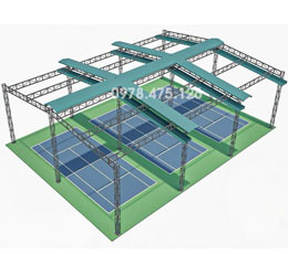 Thiết kế thi công mái xếp, mái che, sân pickleball tại tphcm và các tỉnh miền nam